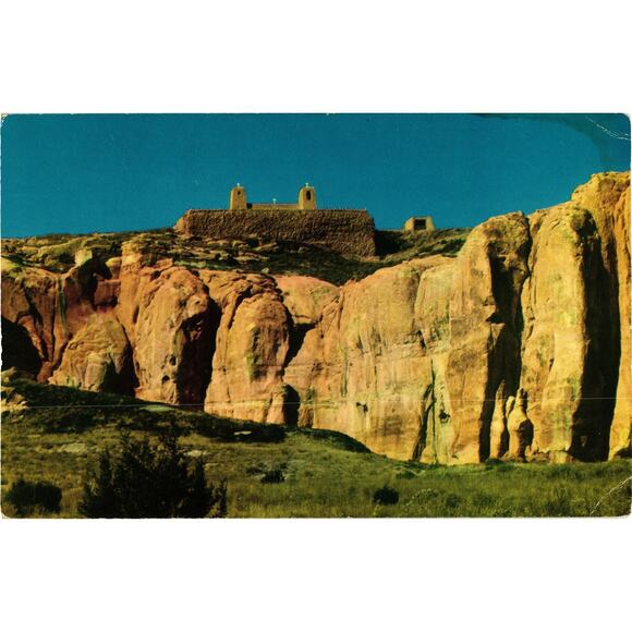 Acoma Pueblo Mission New Mexico Postcard Unposted - Picture 1 of 2